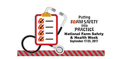 National Farm Safety and Health week Logo